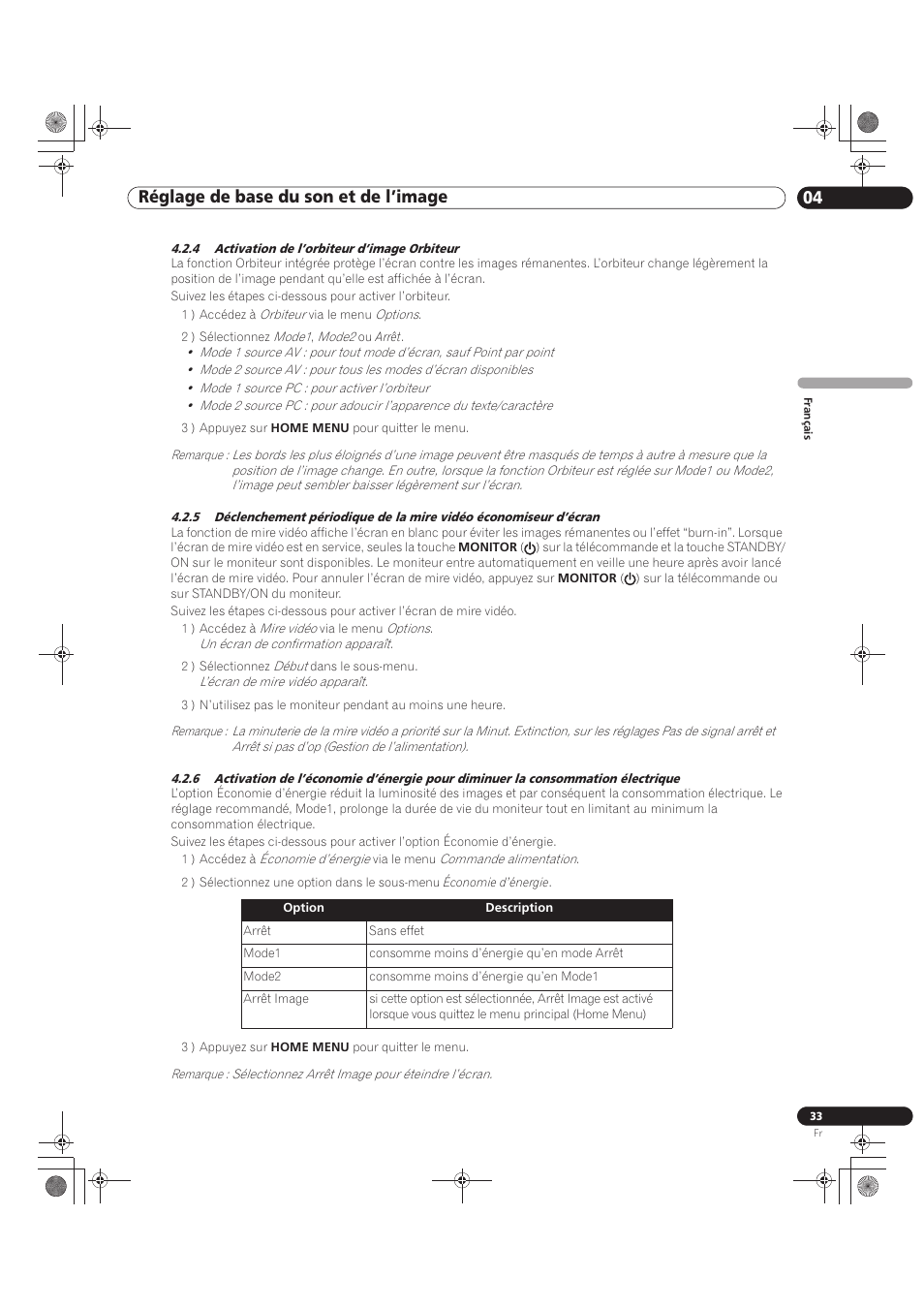Réglage de base du son et de l’image 04 | Pioneer KRP-500M User Manual | Page 141 / 325