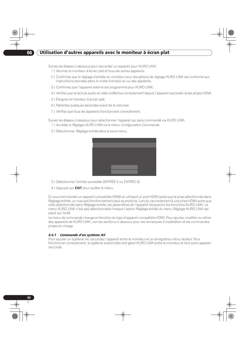 1 commande d’un système av | Pioneer KRP-500M User Manual | Page 170 / 325