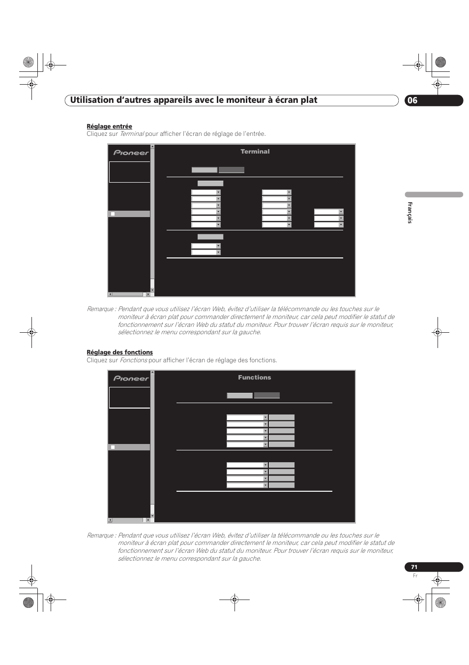 Terminal, Functions | Pioneer KRP-500M User Manual | Page 179 / 325