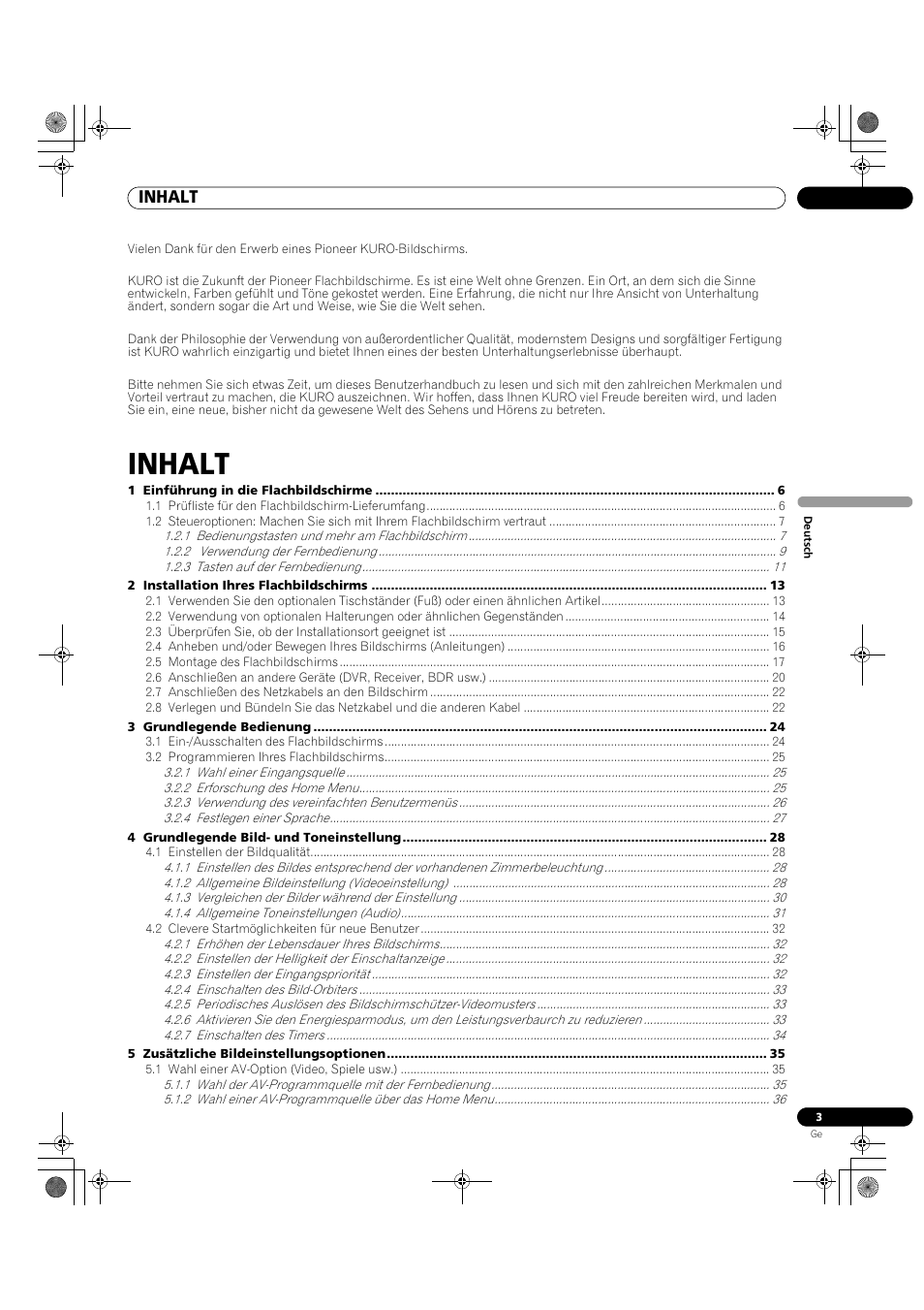 Inhalt | Pioneer KRP-500M User Manual | Page 219 / 325