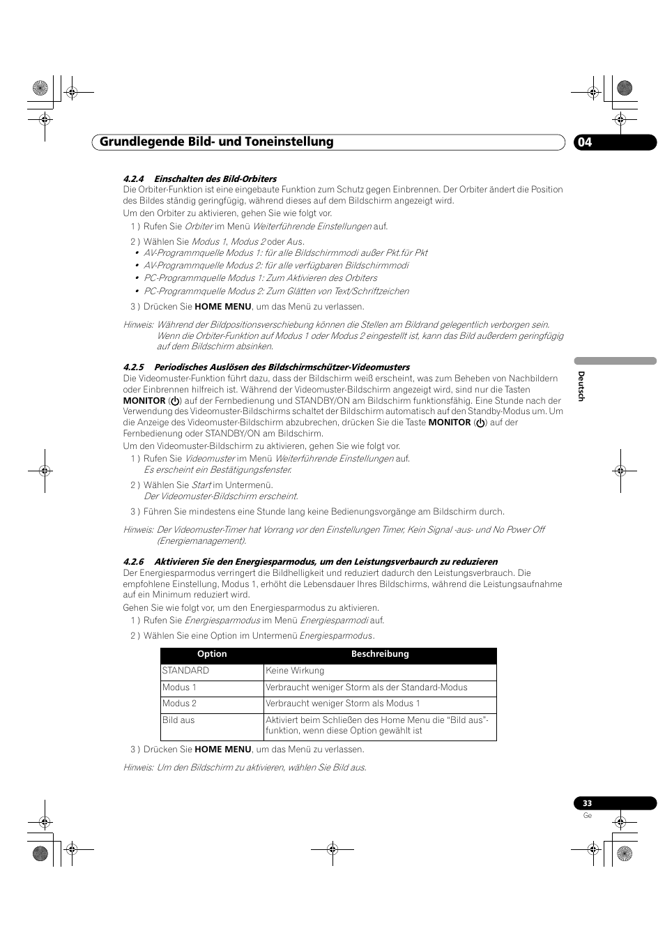 Grundlegende bild- und toneinstellung 04 | Pioneer KRP-500M User Manual | Page 249 / 325