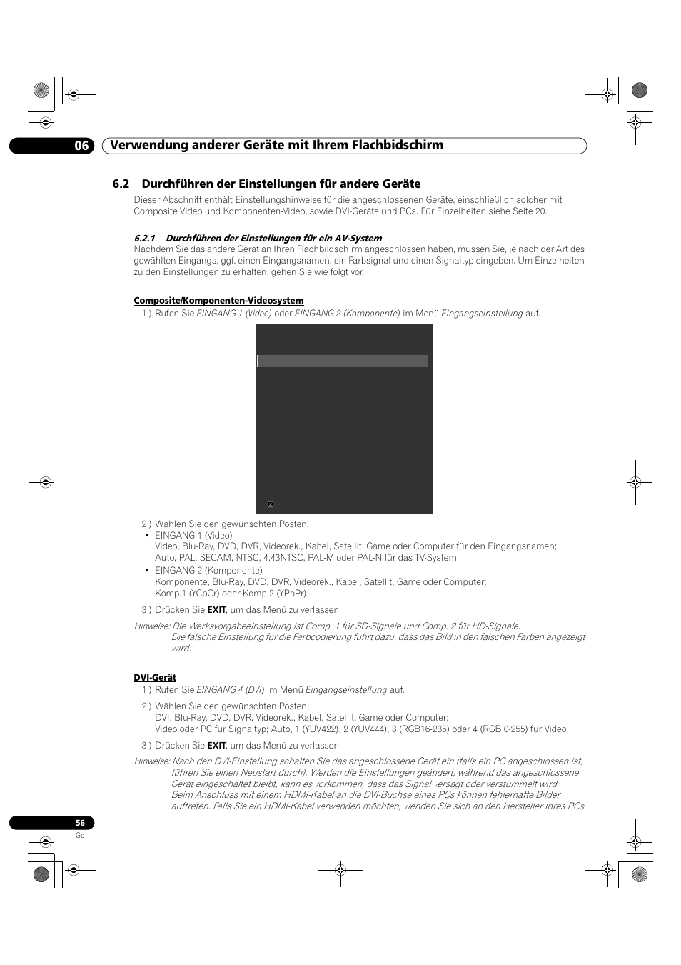2 durchführen der einstellungen für andere geräte, 1 durchführen der einstellungen für ein av-system | Pioneer KRP-500M User Manual | Page 272 / 325