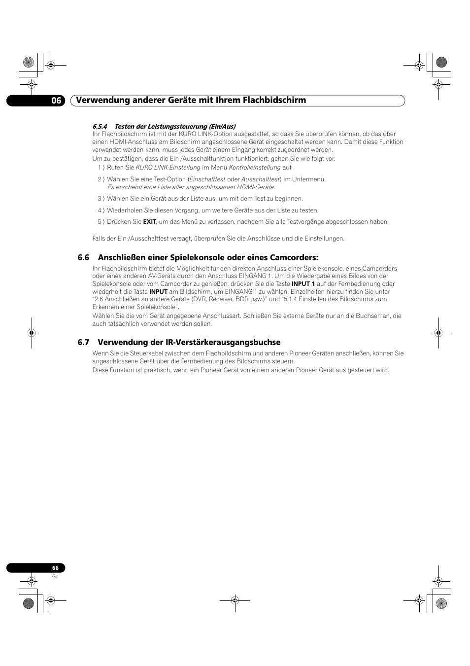 4 testen der leistungssteuerung (ein/aus) | Pioneer KRP-500M User Manual | Page 282 / 325