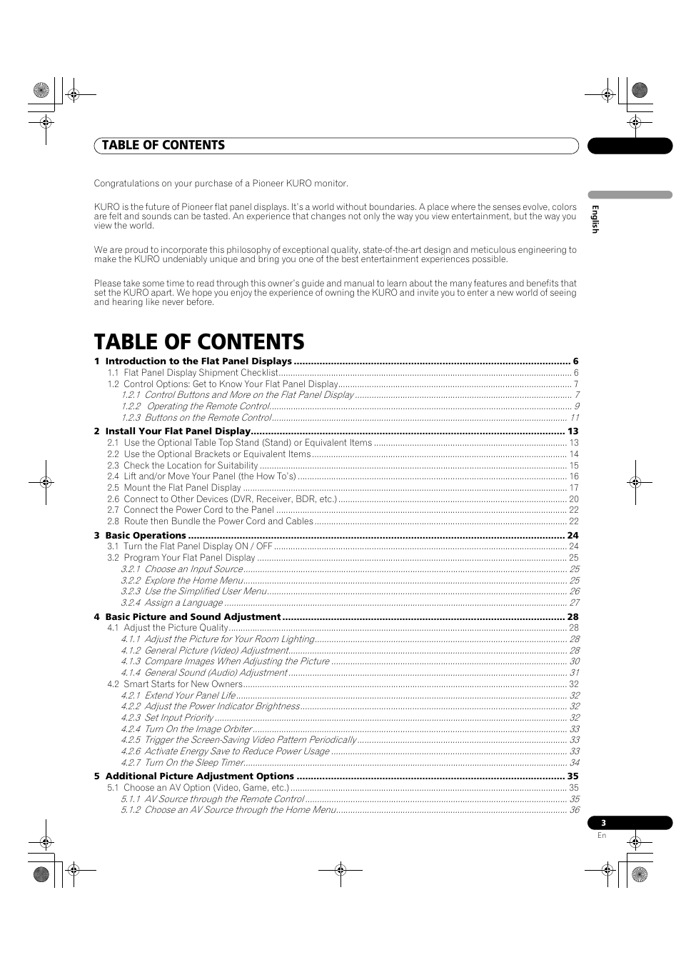 Pioneer KRP-500M User Manual | Page 3 / 325