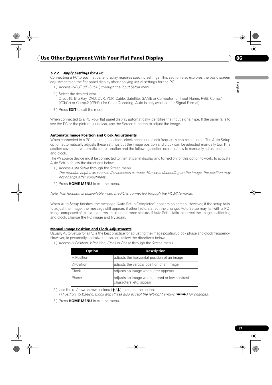 2 apply settings for a pc | Pioneer KRP-500M User Manual | Page 57 / 325