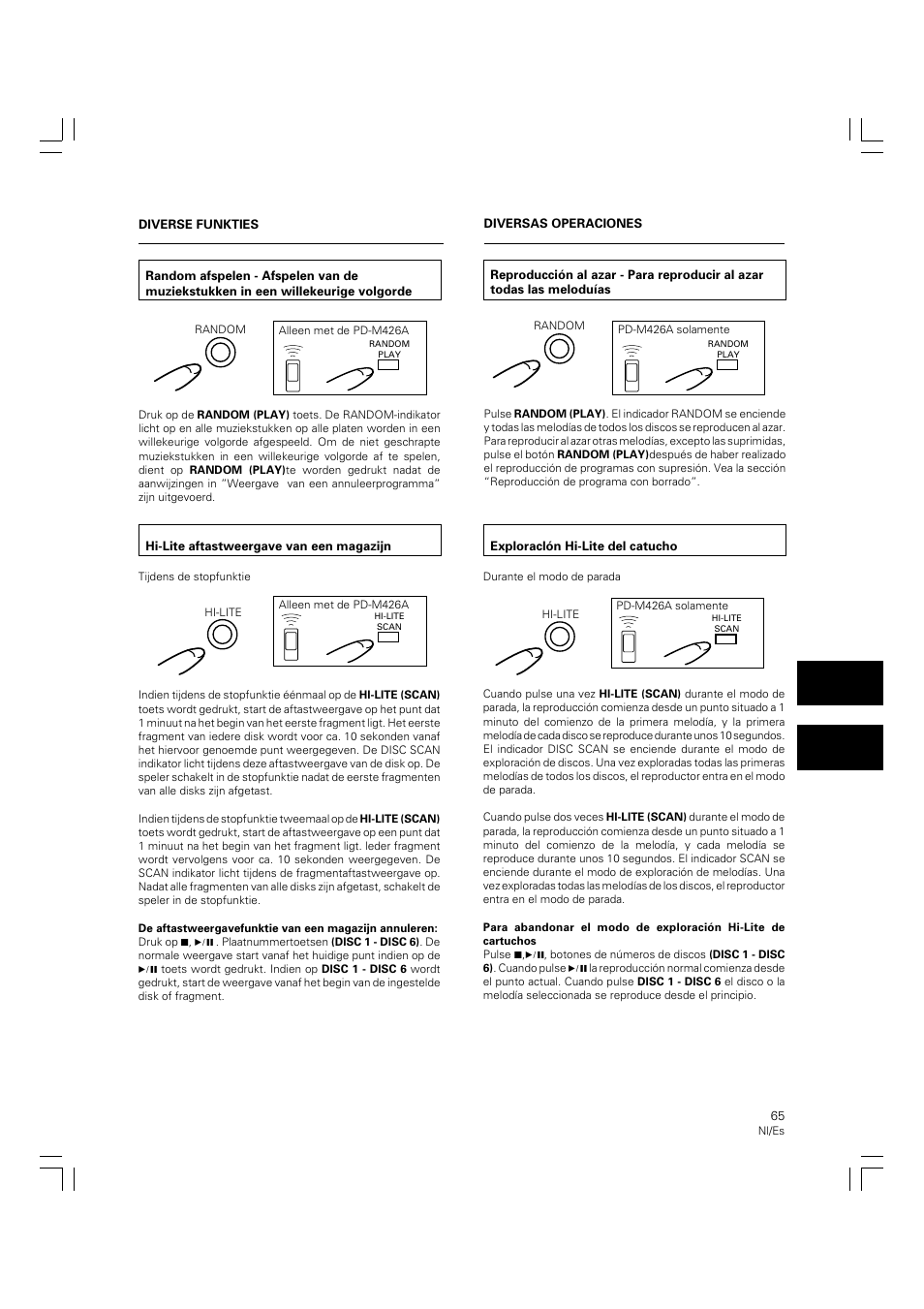 Pioneer PD-M426A User Manual | Page 65 / 88