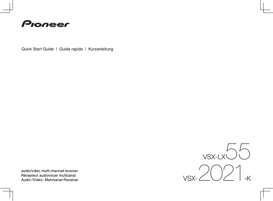 Pioneer VSX-LX55 User Manual | 76 pages