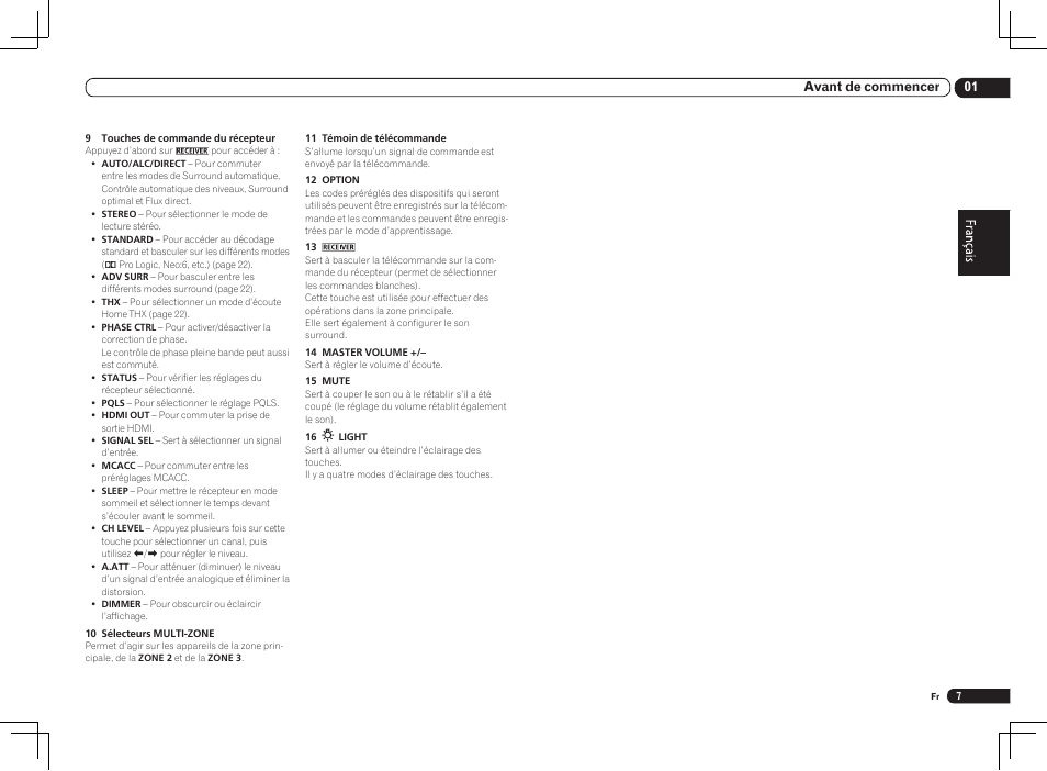 01 avant de commencer | Pioneer VSX-LX55 User Manual | Page 31 / 76