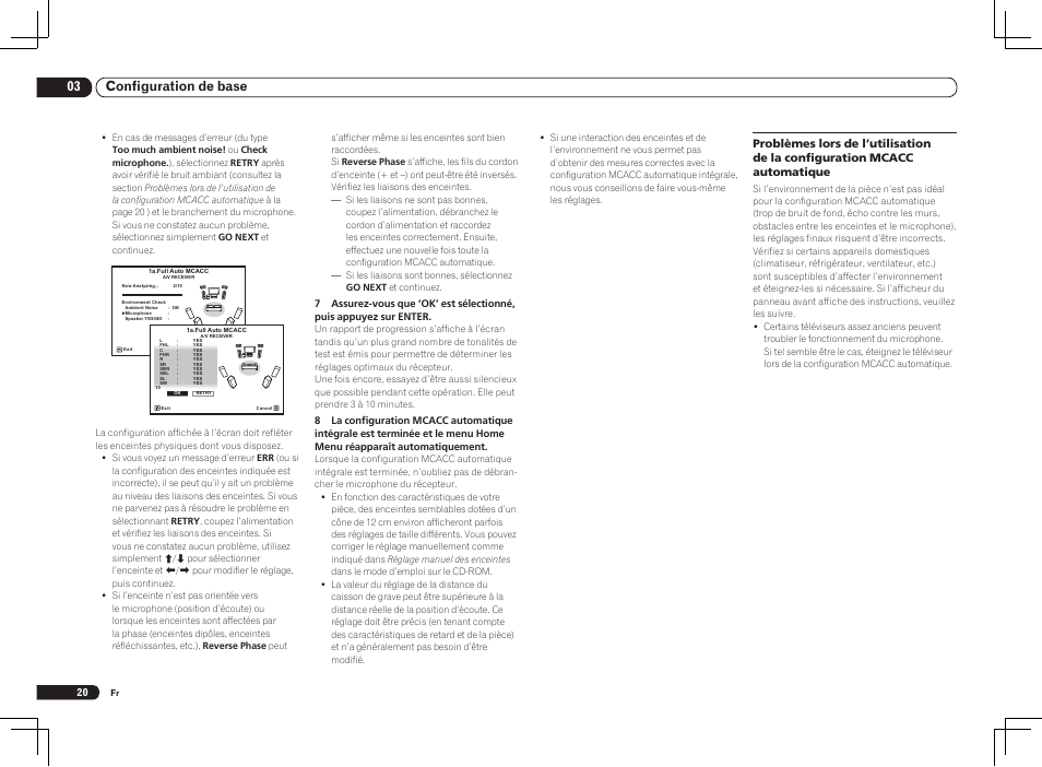 03 configuration de base | Pioneer VSX-LX55 User Manual | Page 44 / 76