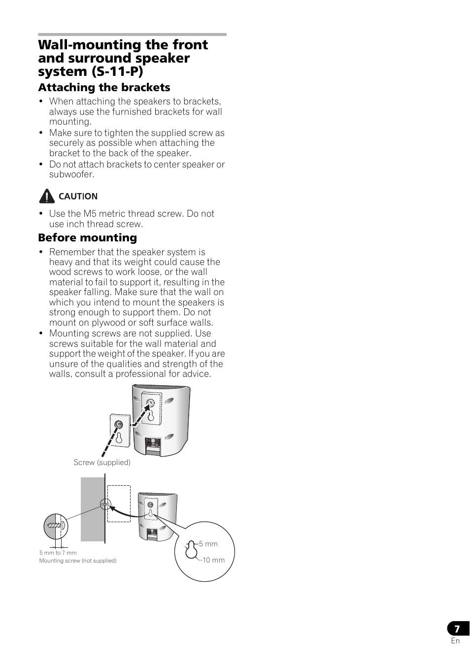 Pioneer HTP-071 User Manual | Page 7 / 10