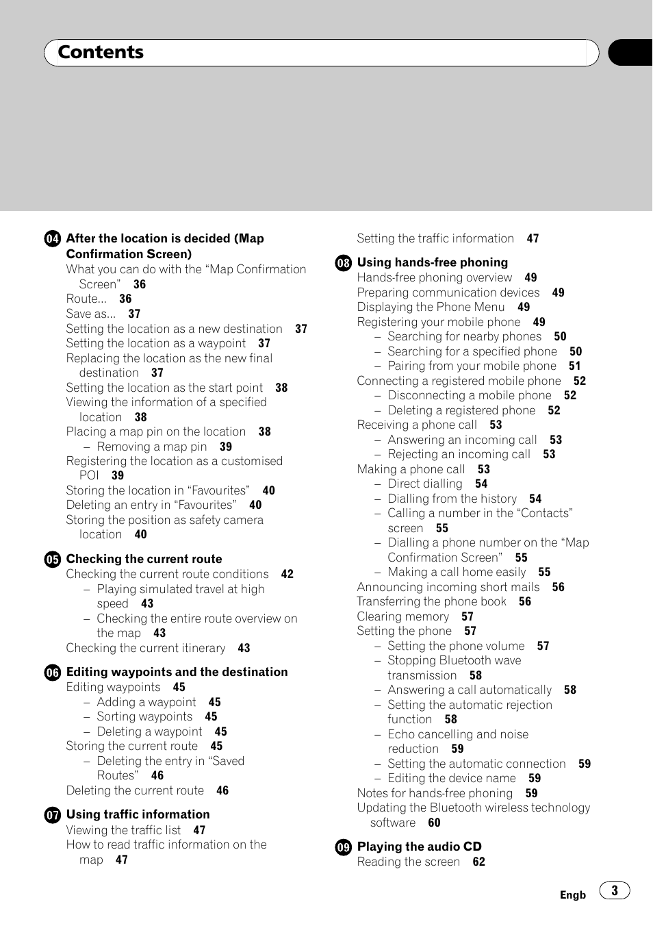 Pioneer AVIC F900BT User Manual | Page 3 / 172