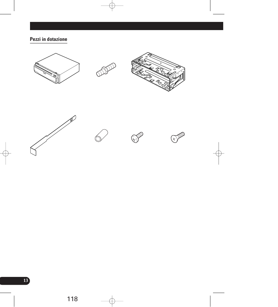 Pezzi in dotazione, Installazione | Pioneer AVIC-70D User Manual | Page 118 / 158