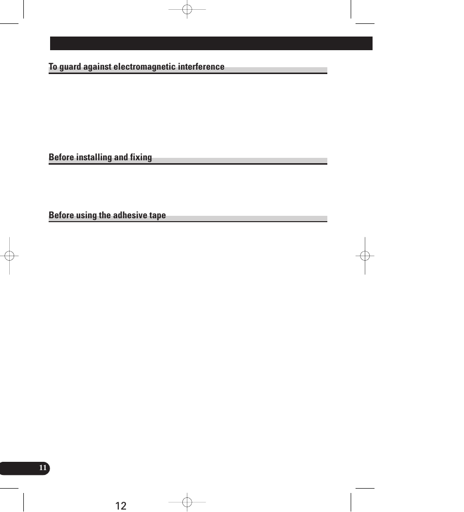 To guard against electromagnetic, Interference, Installation | Pioneer AVIC-70D User Manual | Page 12 / 158