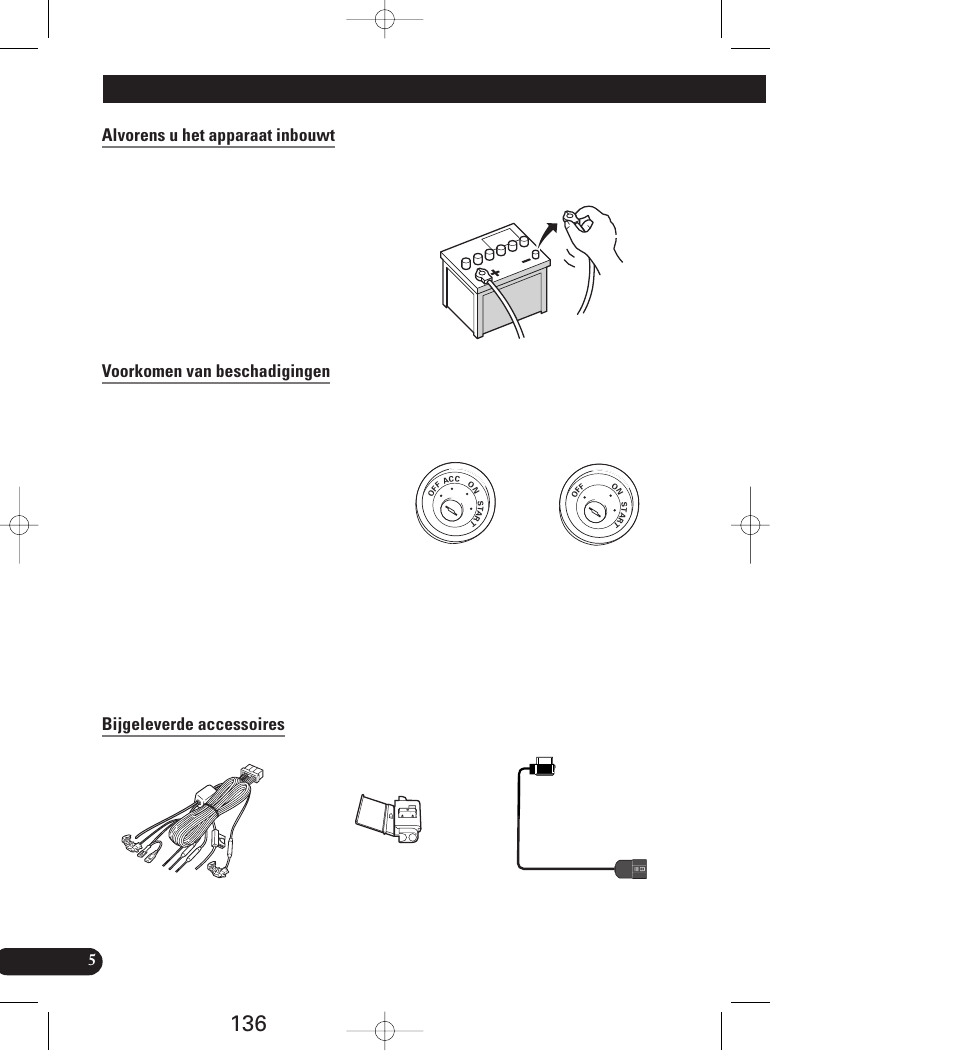 Aansluitingen, Alvorens u het apparaat inbouwt | Pioneer AVIC-70D User Manual | Page 136 / 158
