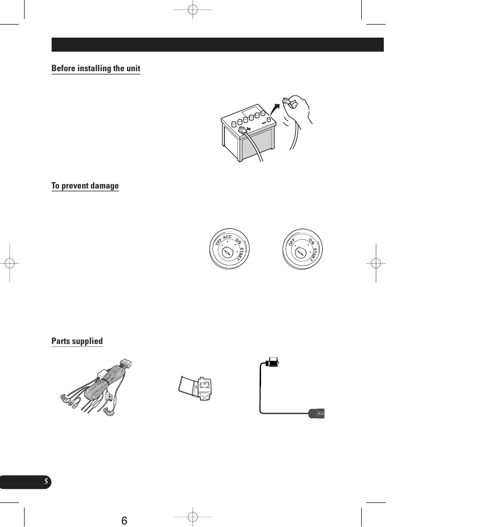 Connecting the system, Before installing the unit | Pioneer AVIC-70D User Manual | Page 6 / 158