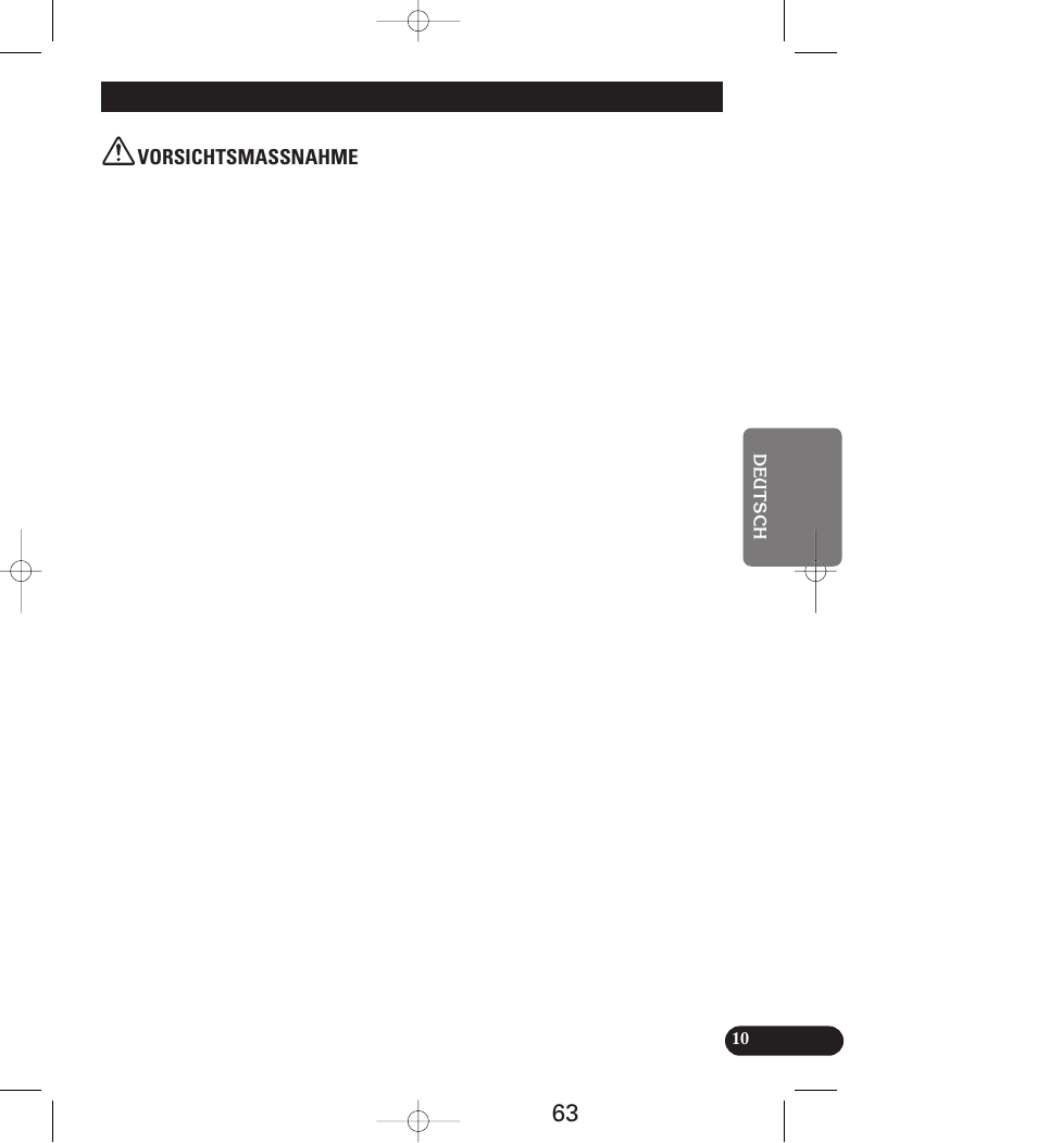 Einbau, Vorsichtsmassnahme | Pioneer AVIC-70D User Manual | Page 63 / 158