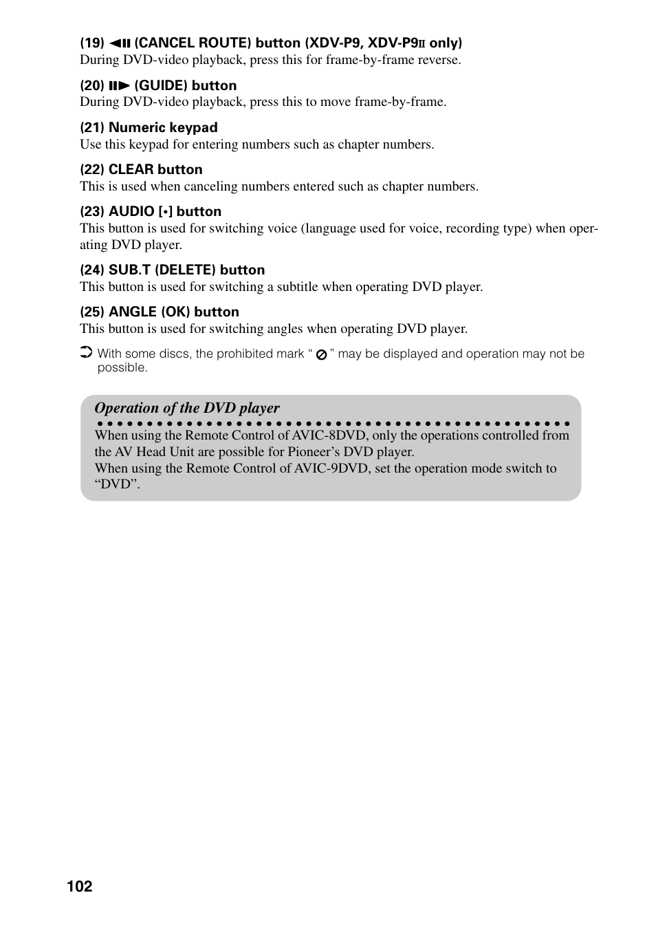 Pioneer AVIC-60D-2 User Manual | Page 104 / 188