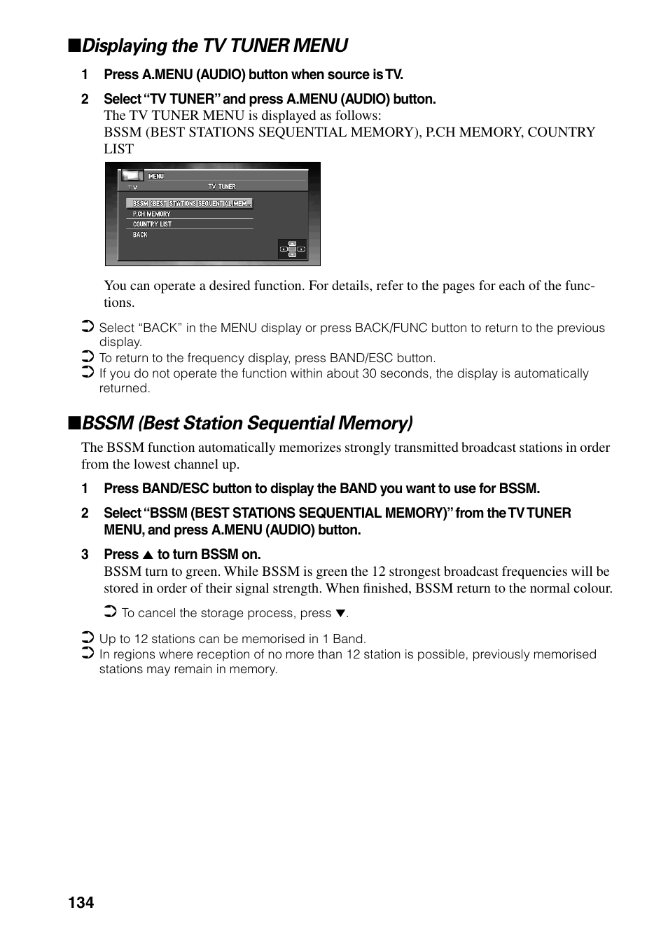 Displaying the tv tuner menu | Pioneer AVIC-60D-2 User Manual | Page 136 / 188