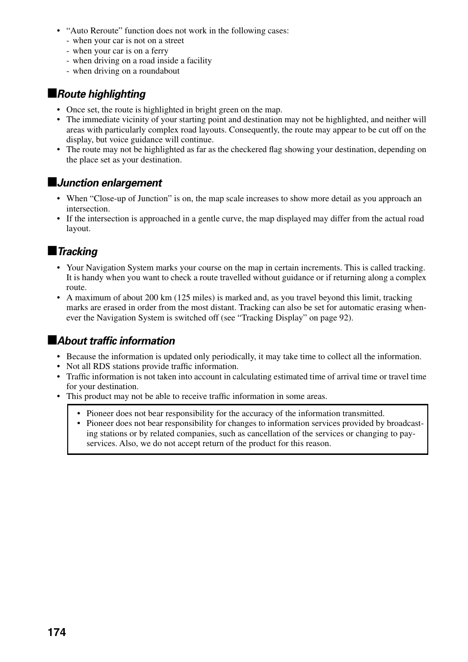 Pioneer AVIC-60D-2 User Manual | Page 176 / 188