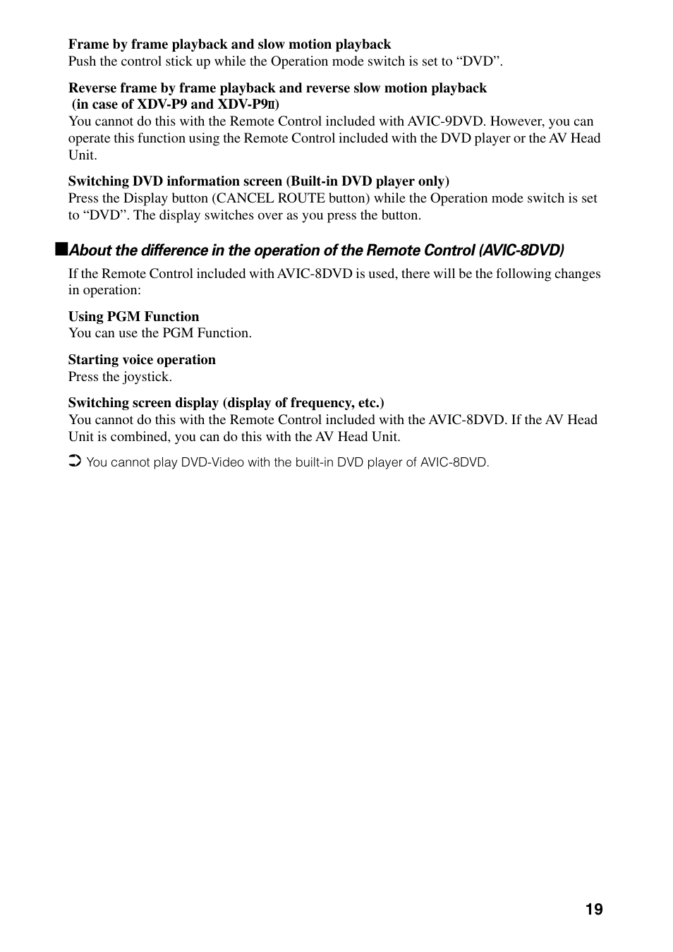 Pioneer AVIC-60D-2 User Manual | Page 21 / 188