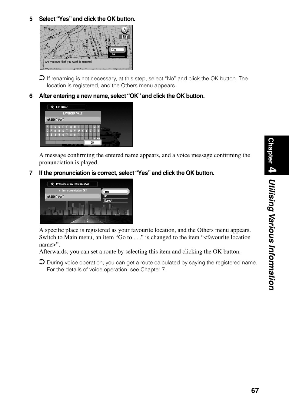 Utilising v arious inf ormation | Pioneer AVIC-60D-2 User Manual | Page 69 / 188