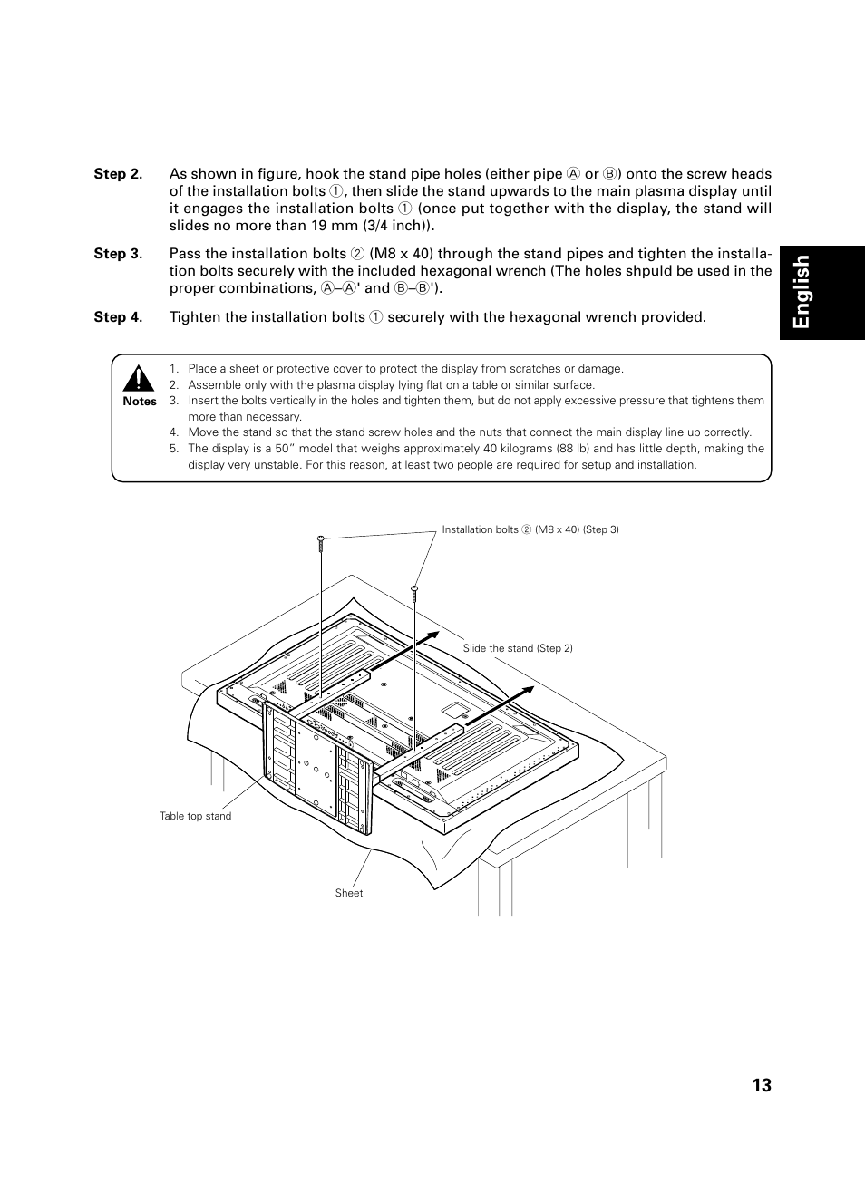 English | Pioneer PDK-TS01 User Manual | Page 13 / 74