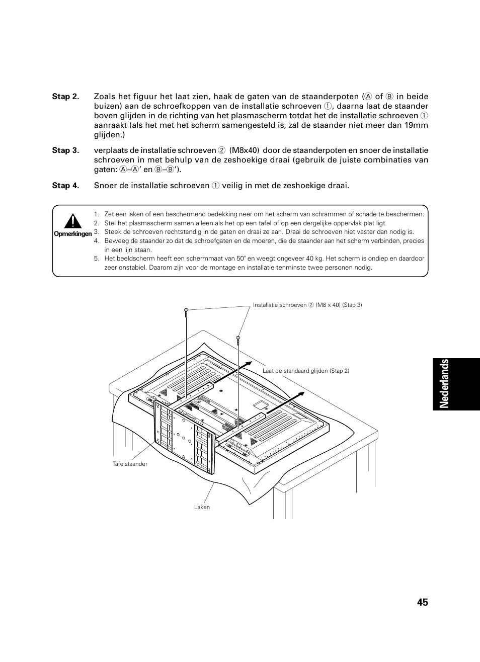 Nederlands | Pioneer PDK-TS01 User Manual | Page 45 / 74