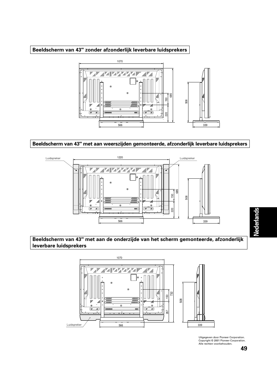 Nederlands | Pioneer PDK-TS01 User Manual | Page 49 / 74