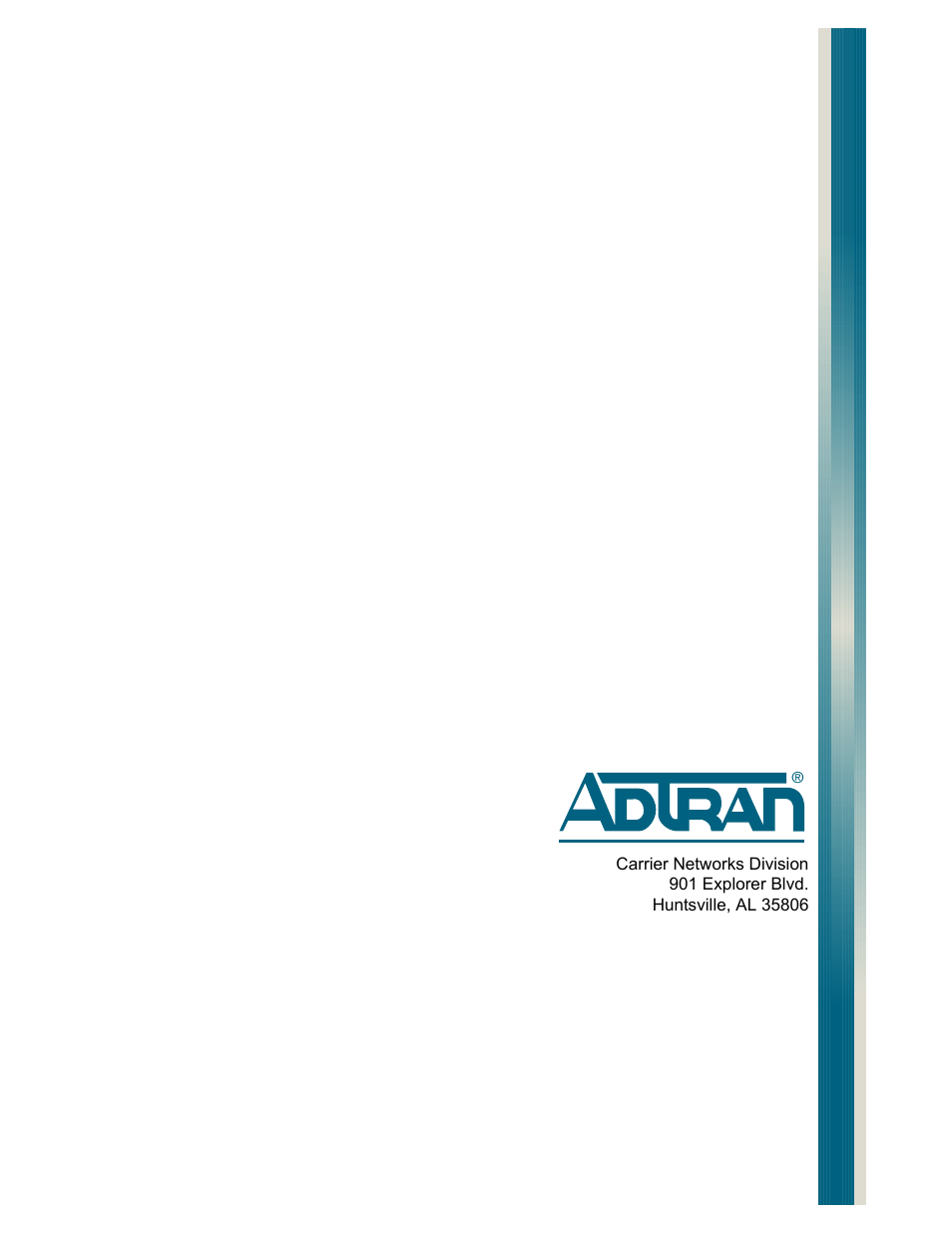 ADTRAN 6-Amp Power User Manual | Page 18 / 18