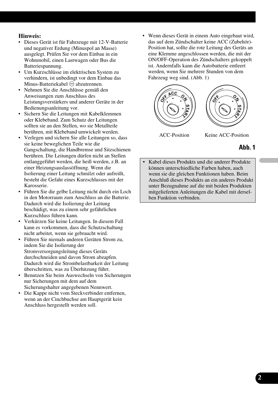 Abb. 1 | Pioneer AVX-7600 User Manual | Page 27 / 74