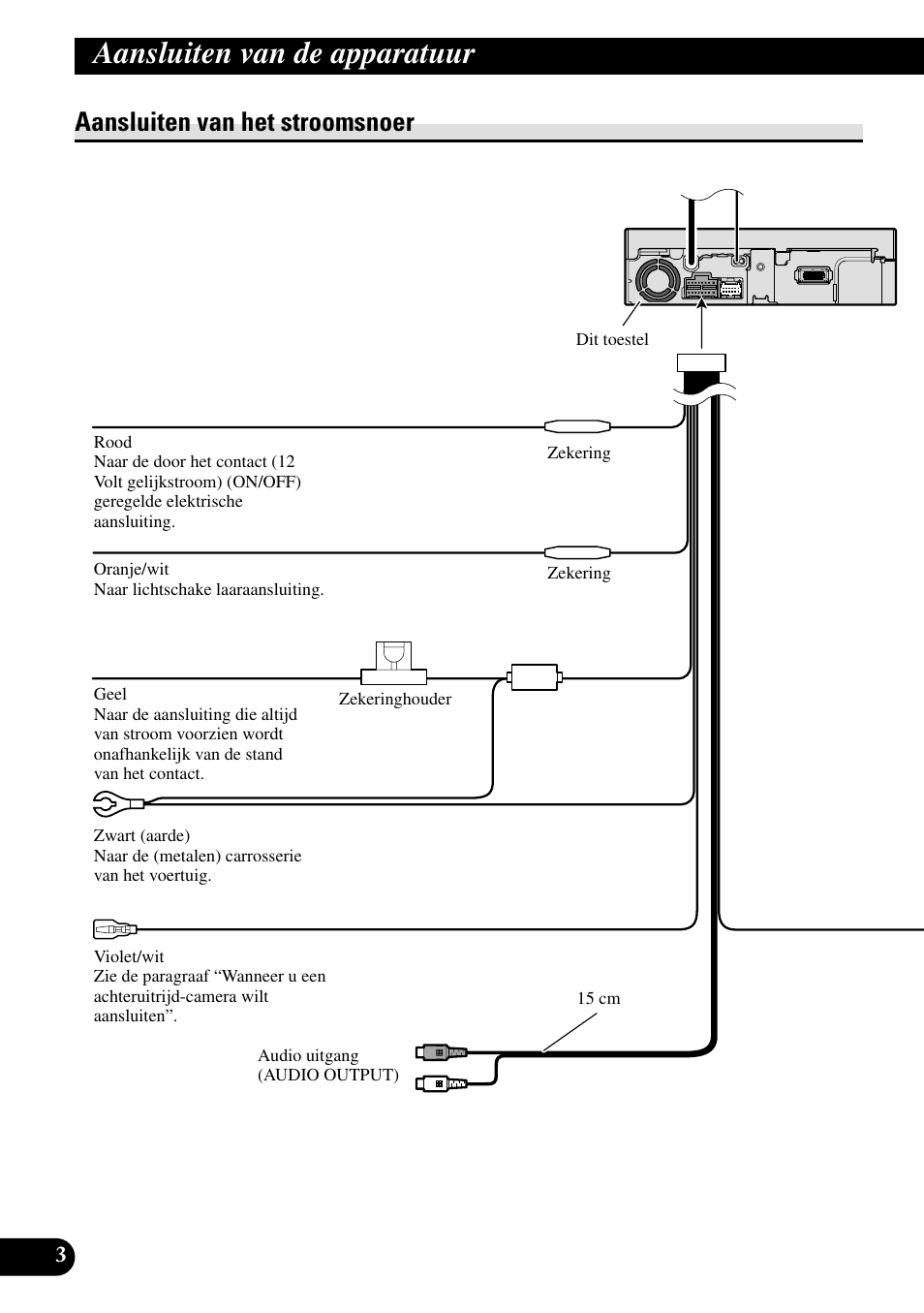 Aansluiten van het stroomsnoer, Aansluiten van de apparatuur | Pioneer AVX-7600 User Manual | Page 64 / 74