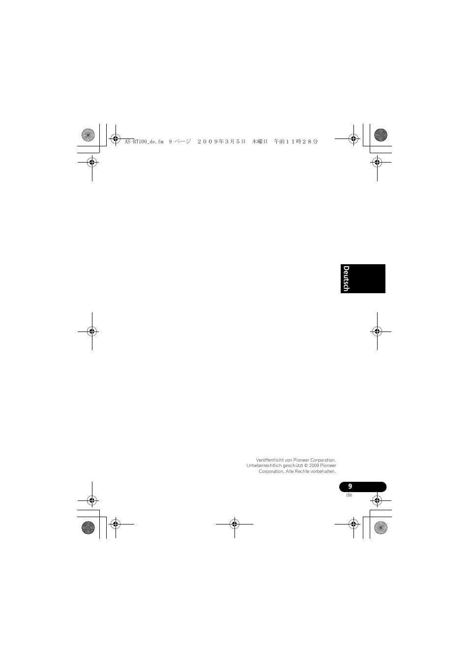 Deutsch | Pioneer AS-BT100 User Manual | Page 25 / 60