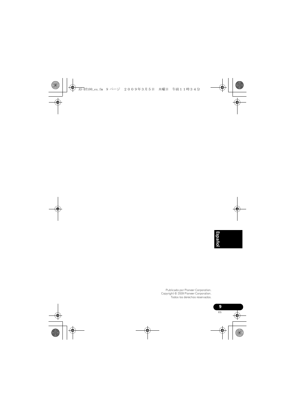 Español | Pioneer AS-BT100 User Manual | Page 49 / 60