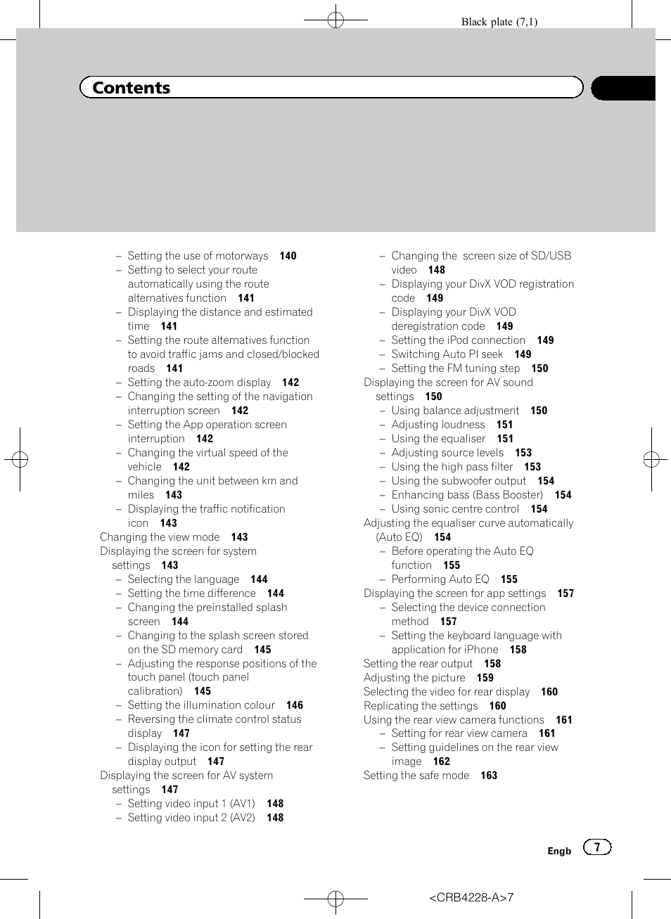 Pioneer AVIC-F850BT User Manual | Page 7 / 208