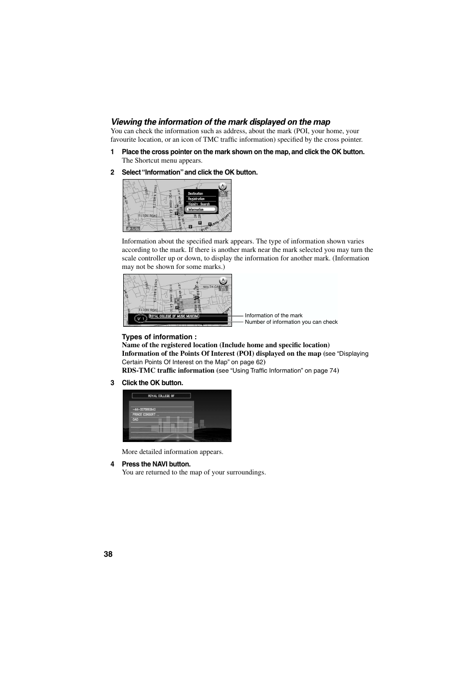 Pioneer AVIC-70D User Manual | Page 40 / 124