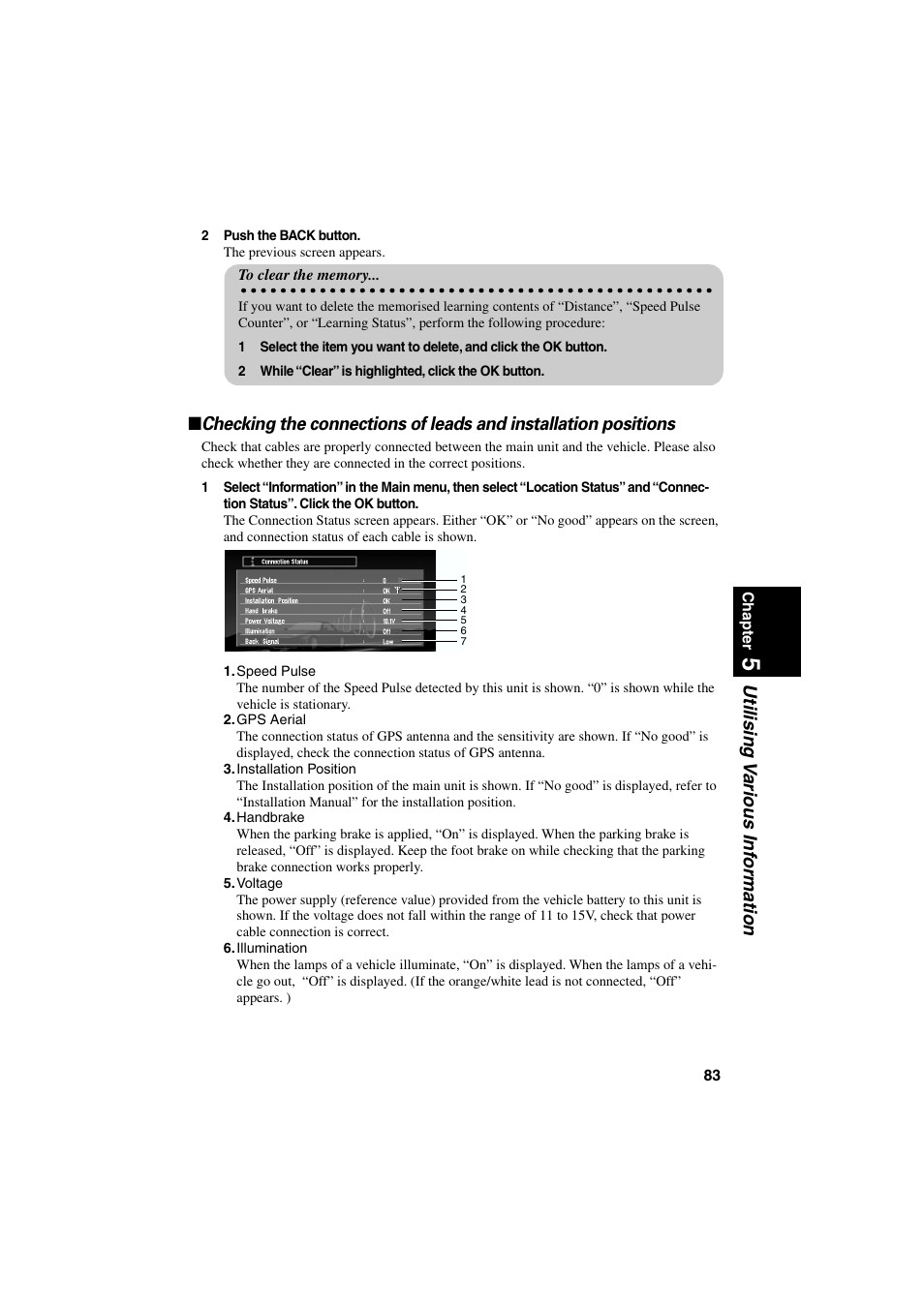 Utilising v arious inf ormation | Pioneer AVIC-70D User Manual | Page 85 / 124
