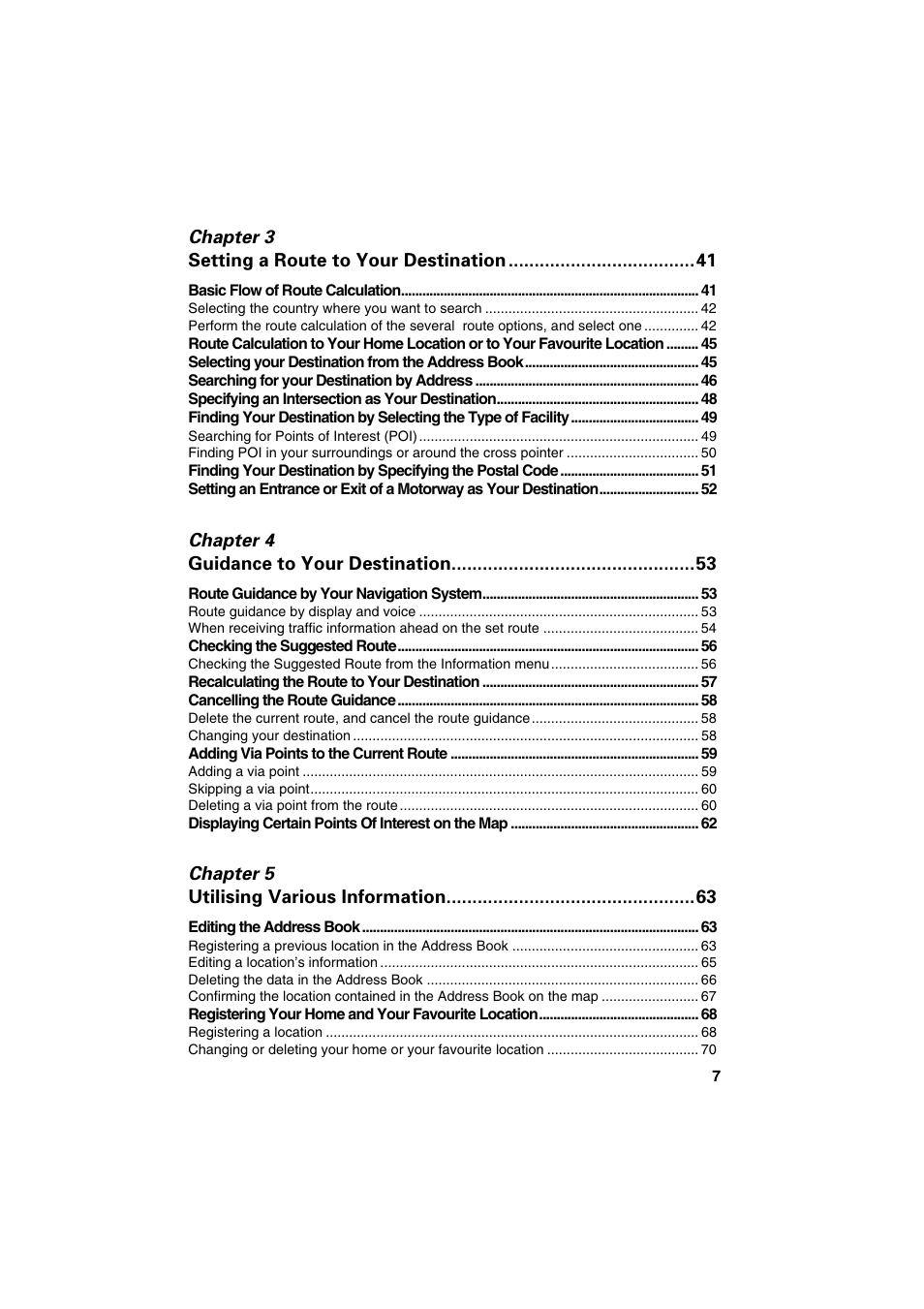 Pioneer AVIC-70D User Manual | Page 9 / 124
