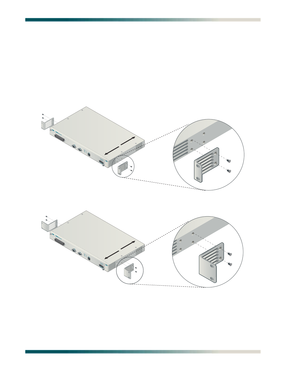 Mounting the total access 1240, Mounting the total access 1240 -3, Figure 3-1. mounting brackets -3 | ADTRAN Total Access 1240 User Manual | Page 25 / 146