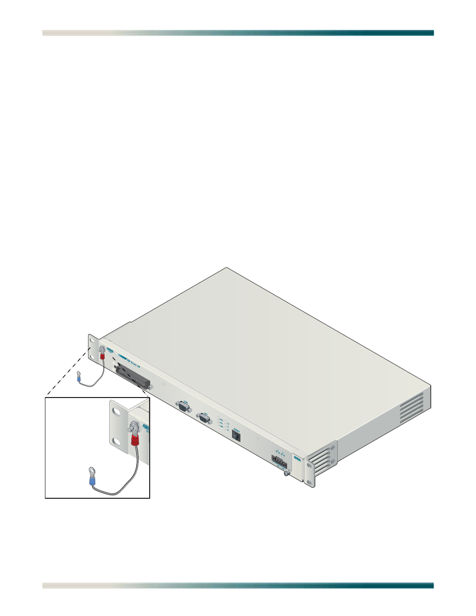 Ground and power connections, Ground connection, Ground and power connections -6 | Ground connection -6, Figure 3-4. ground connection -6 | ADTRAN Total Access 1240 User Manual | Page 28 / 146