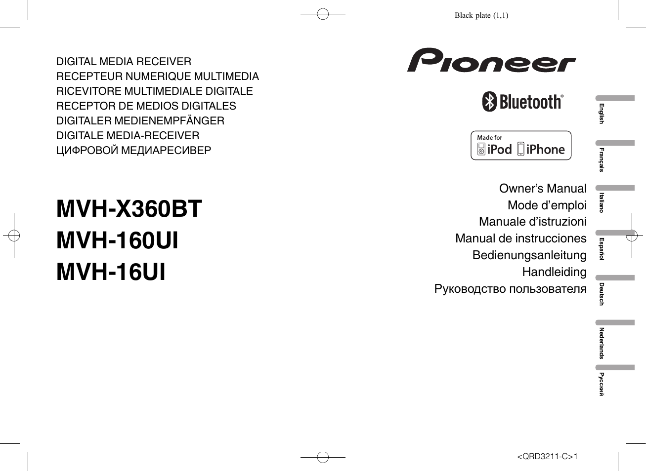 Pioneer MVH-160UI User Manual | 156 pages