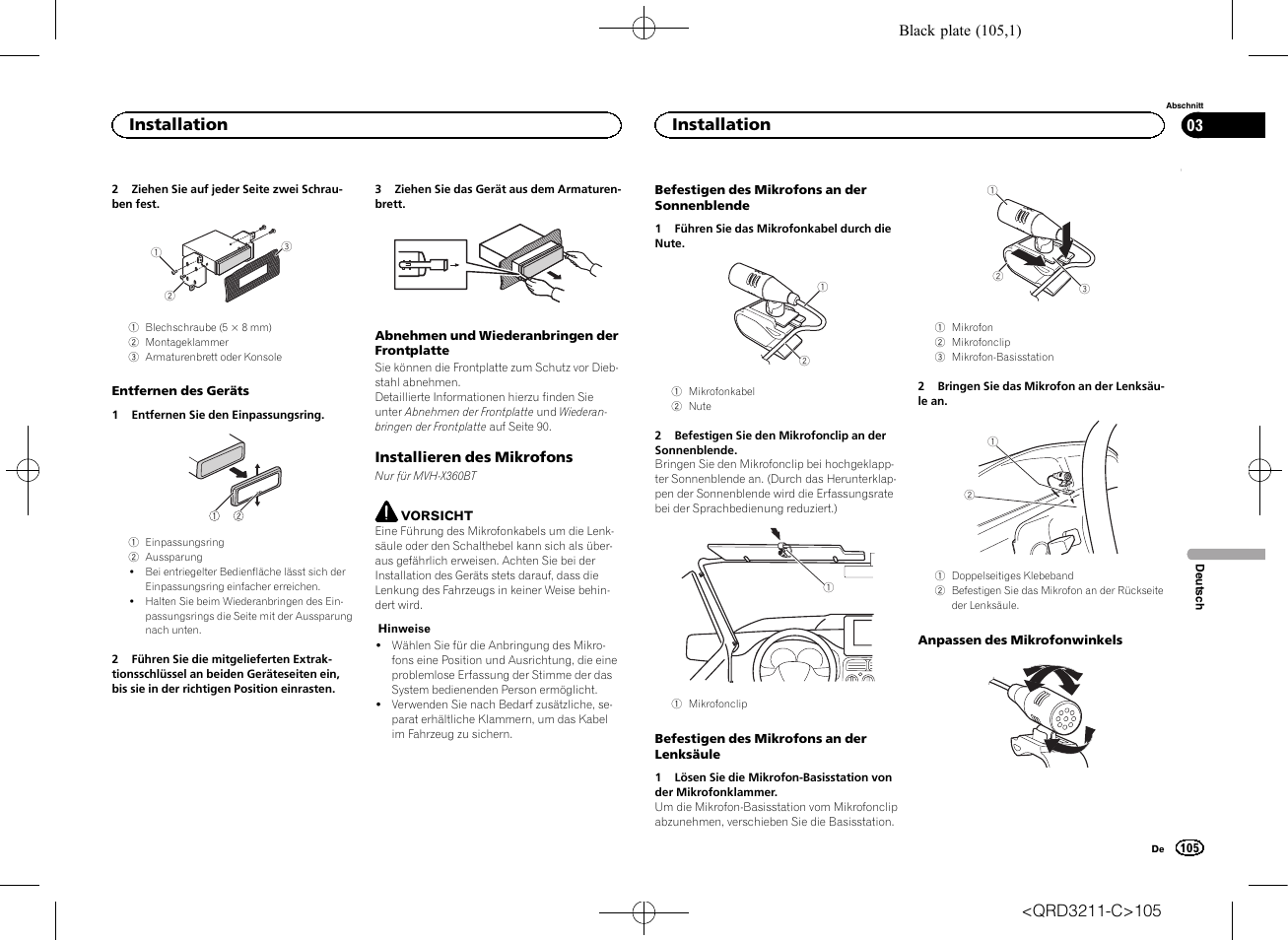 Installation | Pioneer MVH-160UI User Manual | Page 105 / 156