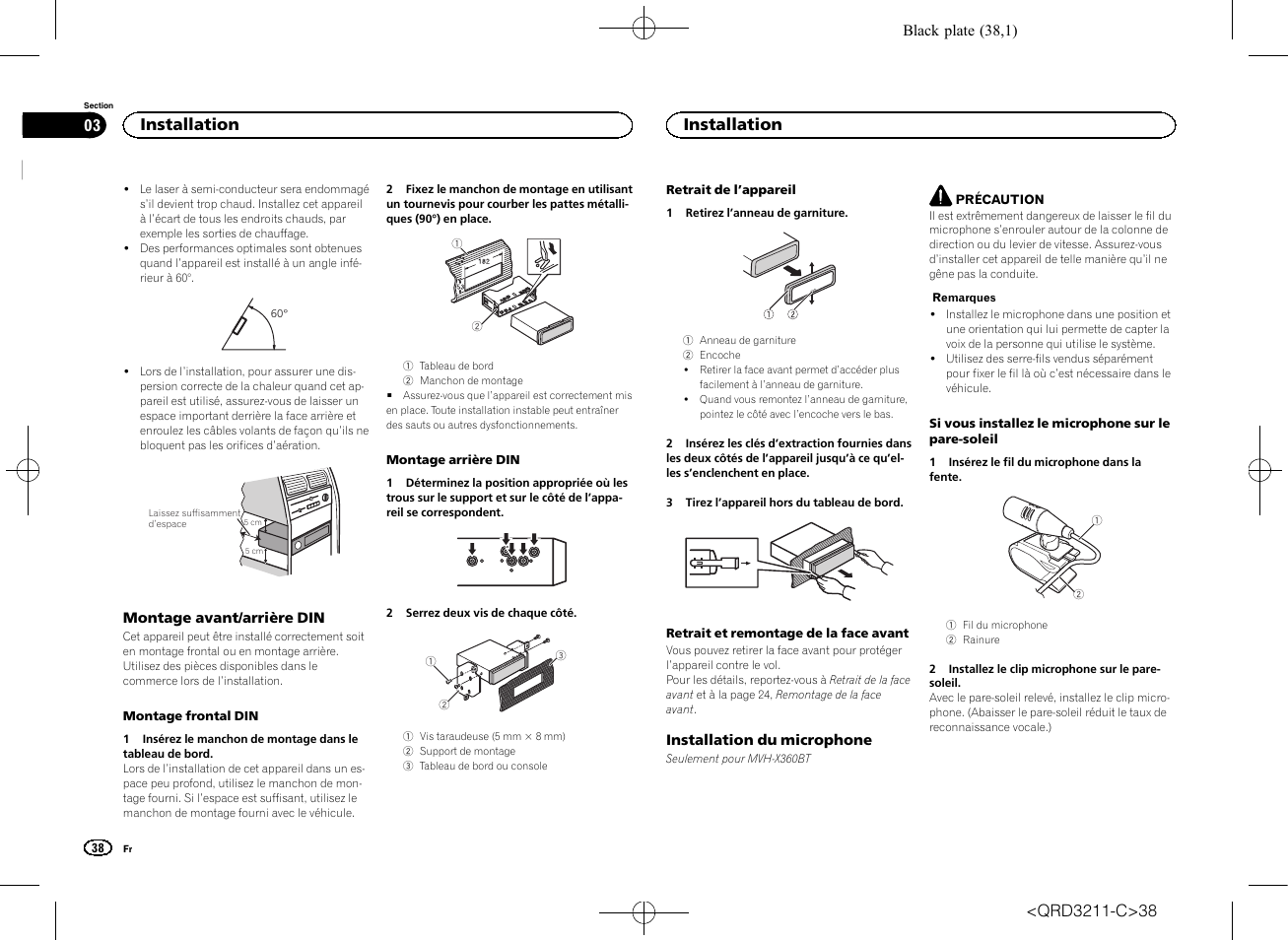 Installation | Pioneer MVH-160UI User Manual | Page 38 / 156