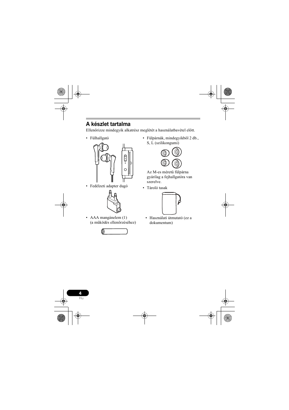 A készlet tartalma | Pioneer SE-NC31C-K User Manual | Page 148 / 196