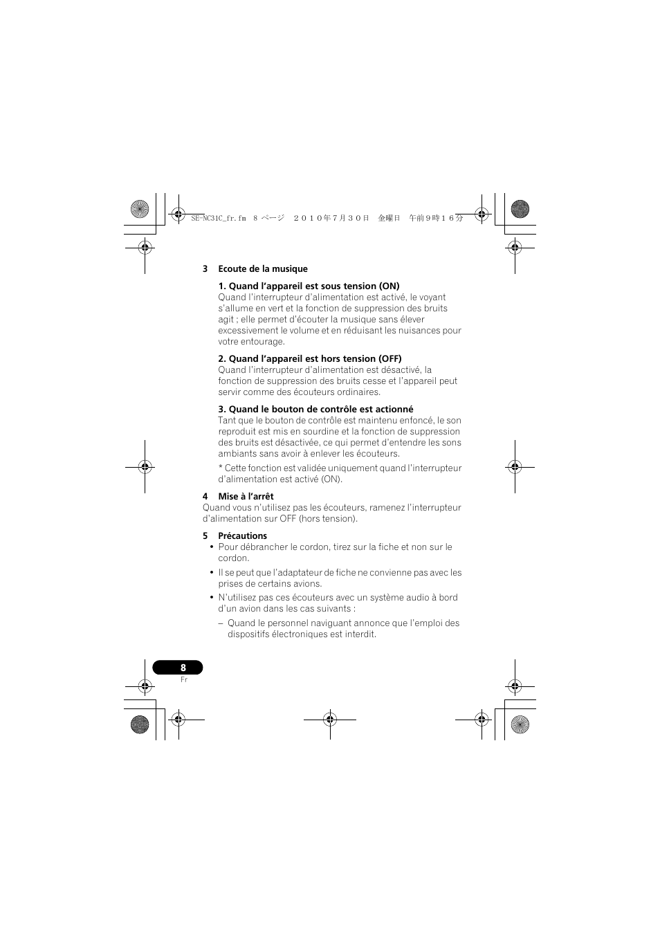 Pioneer SE-NC31C-K User Manual | Page 20 / 196