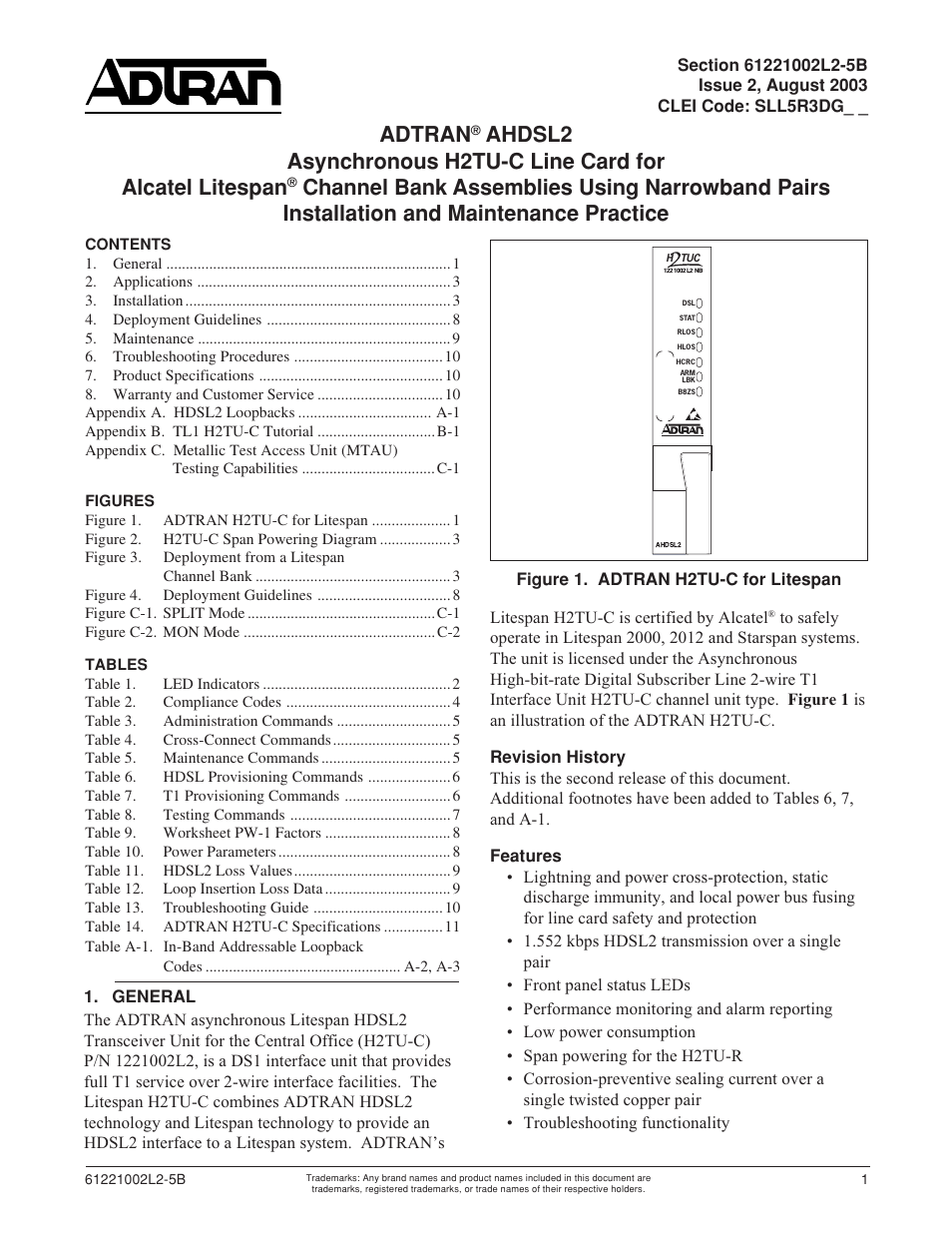 ADTRAN AHDSL2 User Manual | 30 pages