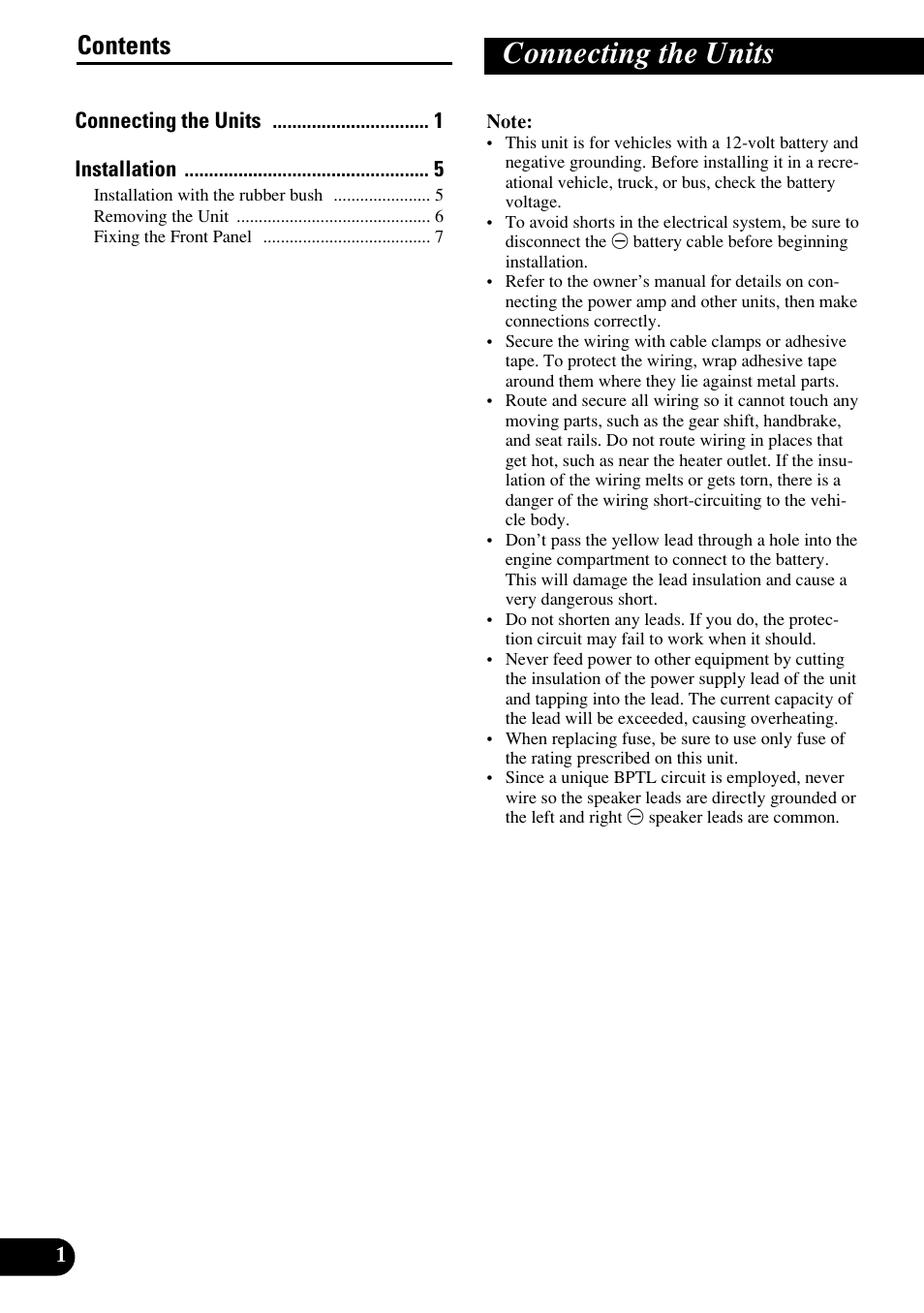 Pioneer DEH-P6400R User Manual | Page 2 / 52