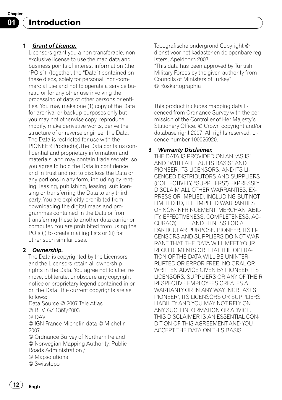 Introduction | Pioneer AVIC-HD3-II User Manual | Page 12 / 189