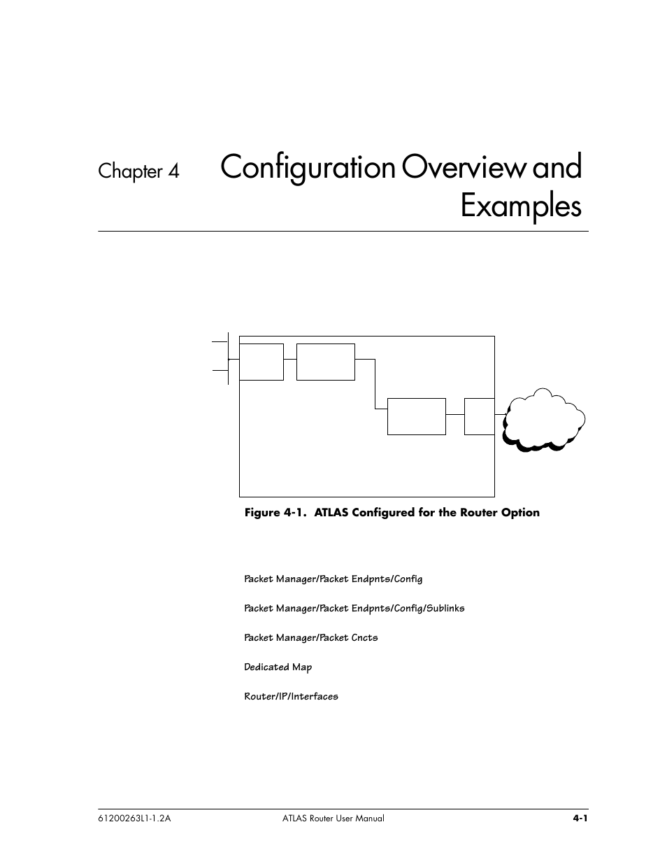 Configuration overview and examples, Chapter 4 | ADTRAN 1200263L1-1.2A User Manual | Page 21 / 33