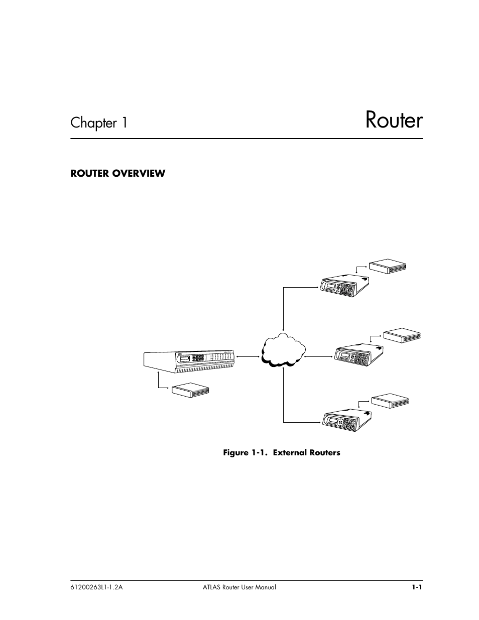 Router, Chapter 1 | ADTRAN 1200263L1-1.2A User Manual | Page 7 / 33