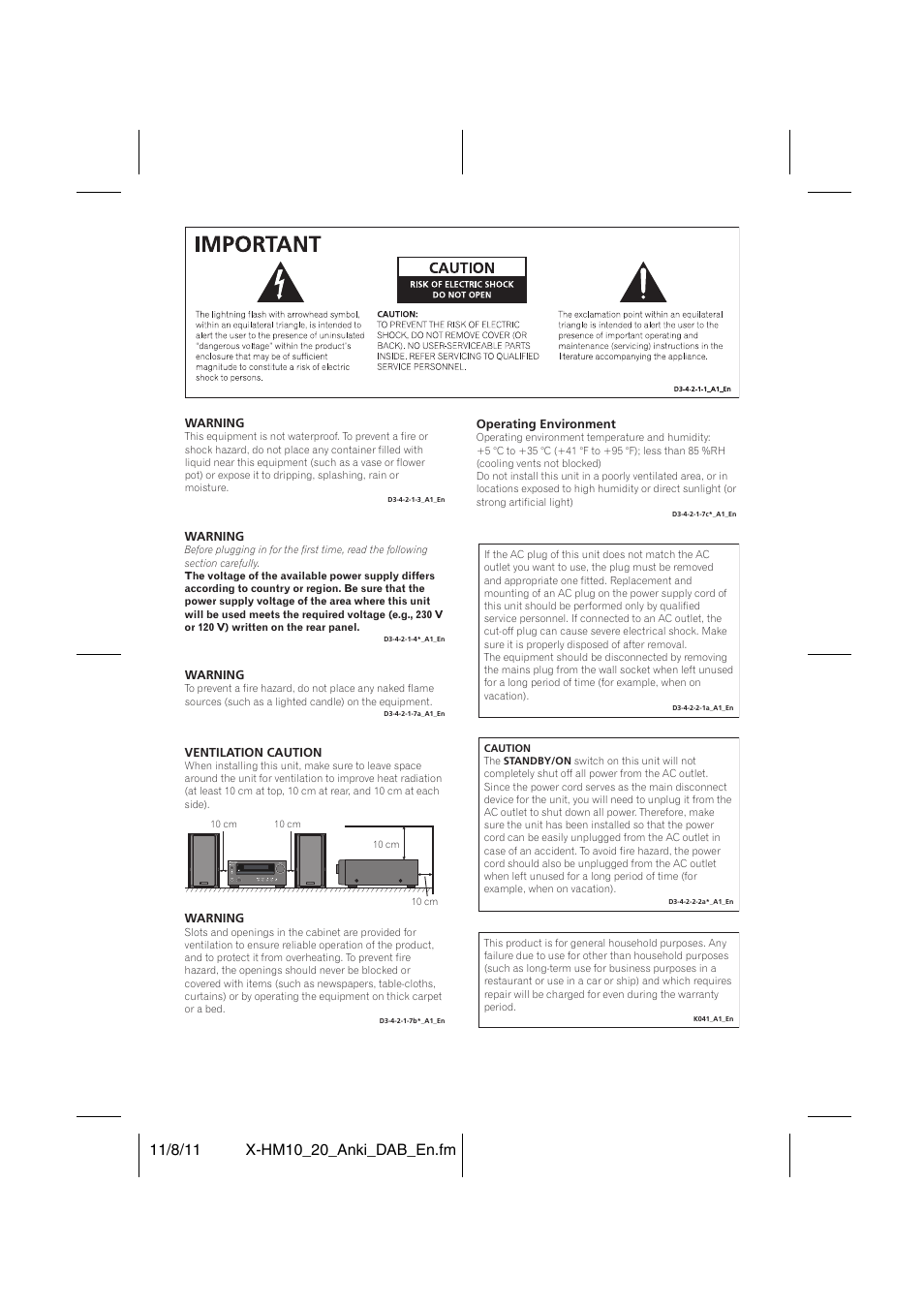 Pioneer X-HM20DAB-K User Manual | Page 2 / 28